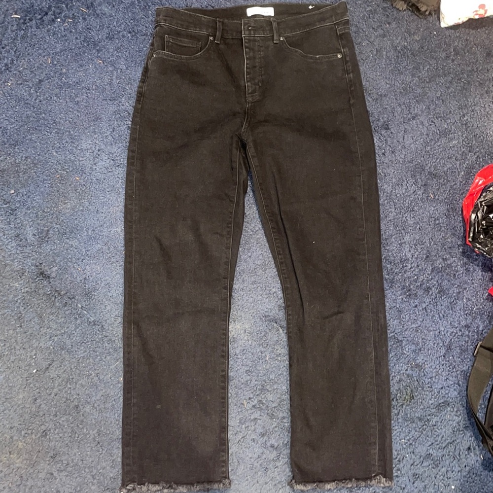 Adorable black jeans from LOFT